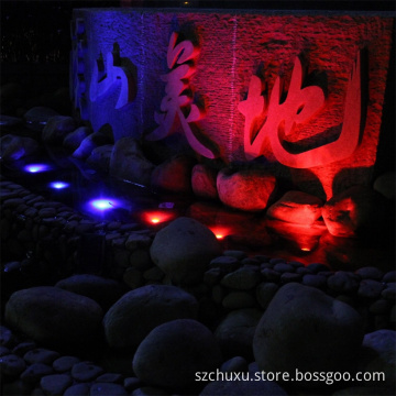 Solar led underwater light